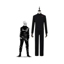 Cosplay Jujutsu Kaisen Megumi Fushiguro - Uniforme Escolar com Jaqueta, Calças e Peruca