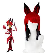 Cosplay Red Hazbin Hotel - Uniforme Alastor para Adulto (Jaqueta e Calças)