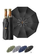 Costelas grandes de fibra de vidro à prova de vento Umbrella Rain Cats de 116/127 cm
