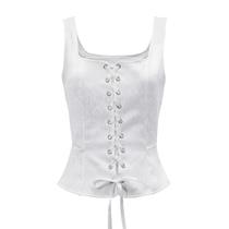 Costume Century Star Floral Corset Top Renaissance para mulheres