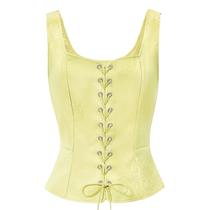 Costume Century Star Renaissance Corset Top Amarelo S