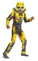 Costume Disguise Bumblebee Muscle para crianças Transformers de 4 a 6 anos