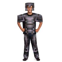 Costume Disguise Minecraft Netherite Armor para crianças