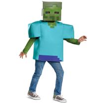 Costume Disguise Zombie Classic para crianças de 4 a 6 anos - verde