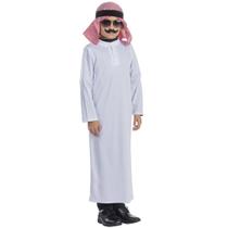 Costume Dress Up America Arabian Arab Sheik para crianças