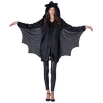 Costume Dress Up America Bat para adultos de Halloween - Preto