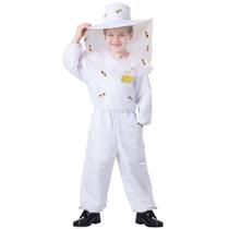 Costume Dress Up America Beekeeper para crianças com macacão e chapéu