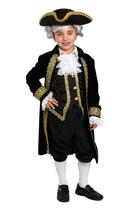 Costume Dress Up America Colonial para crianças - Meninos