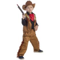 Costume Dress Up America Cowboy para crianças - colete, calça, bandana Costume Dress Up America Cowboy para crianças - colete, calça, bandana