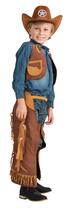 Costume Dress Up America Cowboy para meninos - conjunto de calças e coletes Costume Dress Up America Cowboy para meninos - conjunto de calças e coletes