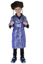 Costume Dress Up America Jewish Rabbi Coat para crianças azul