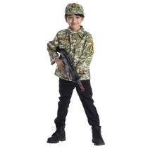 Costume Dress-Up America Kids Pretend Play Set Army