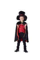 Costume Dress Up America Magician para crianças com capa, chapéu e varinha