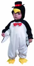 Costume Dress Up America Penguin para crianças pequenas, macacão de 12 milhões ou mais