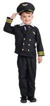 Costume Dress Up America Pilot para meninos e meninas