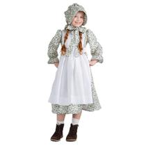 Costume Dress Up America Pioneer para meninas - Colonial Costume Dress Up America Pioneer para meninas - Colonial