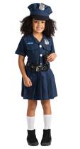 Costume Dress Up America Police Officer para meninas com acessórios