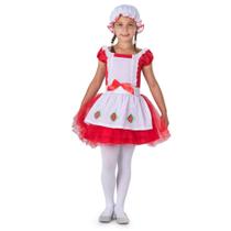 Costume Dress Up America Strawberry Ballerina para meninas