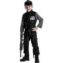 Costume Dress Up America Swat Police S.W.A.T. para crianças