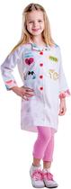 Costume Dress Up America Veterinarian para meninas - Vet Lab Coat