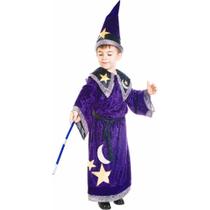 Costume Dress Up America Wizard Warlock Robe para crianças