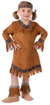 Costume Fun World Native American Toddler Girl, marrom, tamanho L