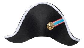 Costume Hat Dress Up America Napoleon Bicorn para crianças, preto Costume Hat Dress Up America Napoleon Bicorn para crianças, preto