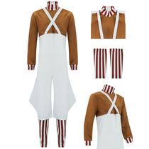 Costume Humorjoy Chocolate Factory Worker Umpa Lumpa Men L