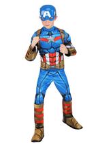 Costume Jazwares MARVEL Boys Deluxe Capitão América Large