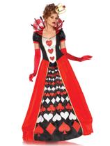 Costume Leg Avenue Deluxe Queen of Hearts para mulheres