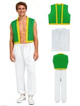 Costume LILLIWEEN Super Cosplay, colete e calça para homens XL
