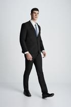 Costume Masculino Preto Poliviscose Super Slim