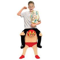 Costume Morph Wrestler Piggy Back Kids Halloween Party