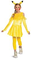 Costume Pikachu para Meninas - Tamanho Pequeno (4-6 anos)