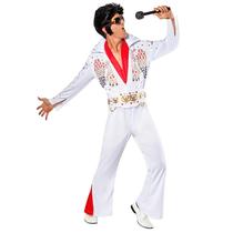 Costume Rubies Deluxe Aloha Elvis para homens branco tamanho L Costume Rubies Deluxe Aloha Elvis para homens branco tamanho L