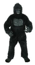 Costume Seasons Deluxe Gorilla com máscara para pés e mãos