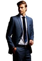 Costume Slim Angelo Campana Azul