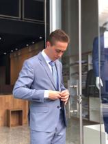 Costume slim Fit azul serenity