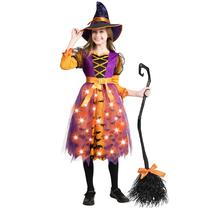Costume Spooktacular Creations Witch Light Up para meninas