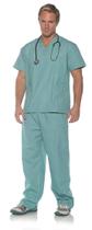 Costume Surgery Scrubs Underwraps, duas peças verdes para homens