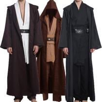 Costume Wecos Tunic Hoded Robe Knight Halloween para homens