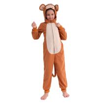 Costume Wizland Kids Monkey Monkey Animal para crianças de 8 a 10 anos