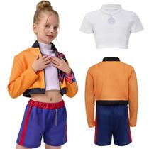 Costume XYJNYO, uniforme feminino, conjunto completo, casaco amarelo de festa Costume XYJNYO, uniforme feminino, conjunto completo, casaco amarelo de festa