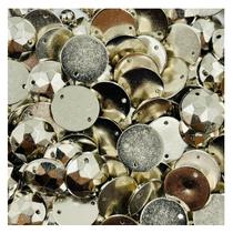 Costura Chaton 14mm 200pçs Redondo Artesanato Níquel 90g Costura Chaton 14mm 200pçs Redondo Artesanato Níquel 90g