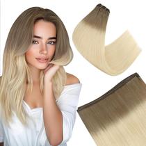 Costure em extensões de cabelo Easyouth Balayage Ash Brown to Blonde