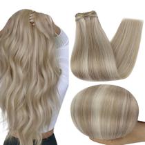 Costure em extensões de cabelo Full Shine Real Human Hair 100g