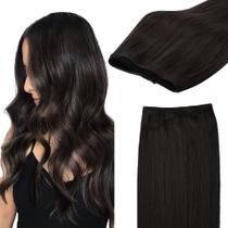 Costure em extensões de cabelo GOO GOO Real Human Hair 2 Dark Brown