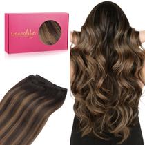 Costure em extensões de cabelo Wennalife Real Human Hair 18 polegadas 90g
