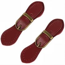 Costure on Toggles Snap Fivela e fechos de couro bovino, 2 peças