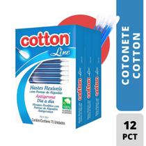 Cotonete Cotton Line Com 12X75